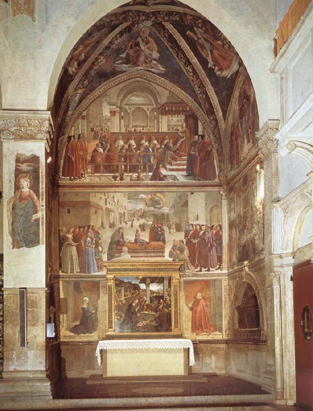 Domenico Ghirlandaio family chapel of the Sassetti France oil painting art